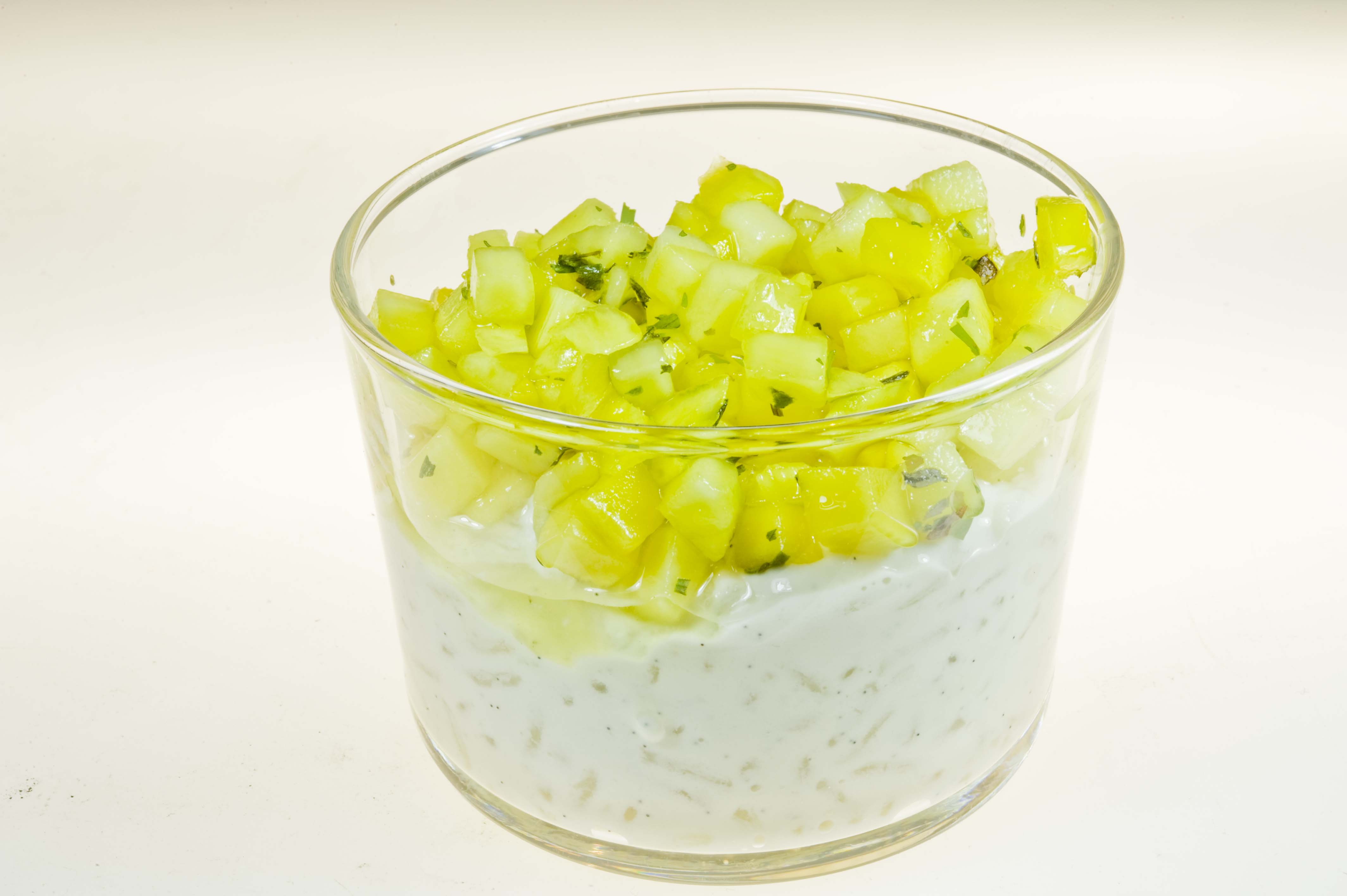 Riz basmati au lait d'avoine et mangue à l'estragon