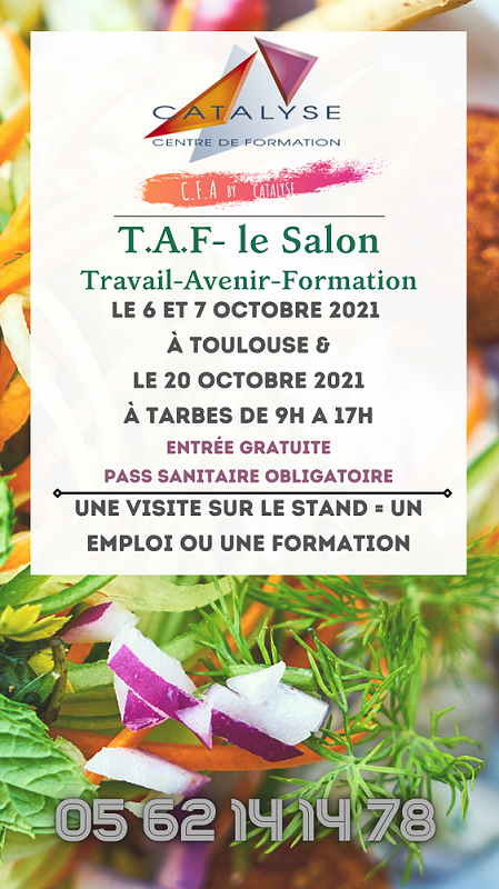 CATALYSE CFA au T.A.F le salon Travail-Avenir-Formation