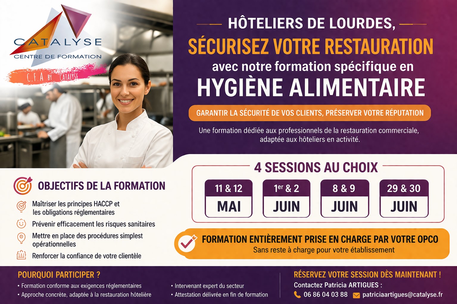 Plusieurs sessions disponibles