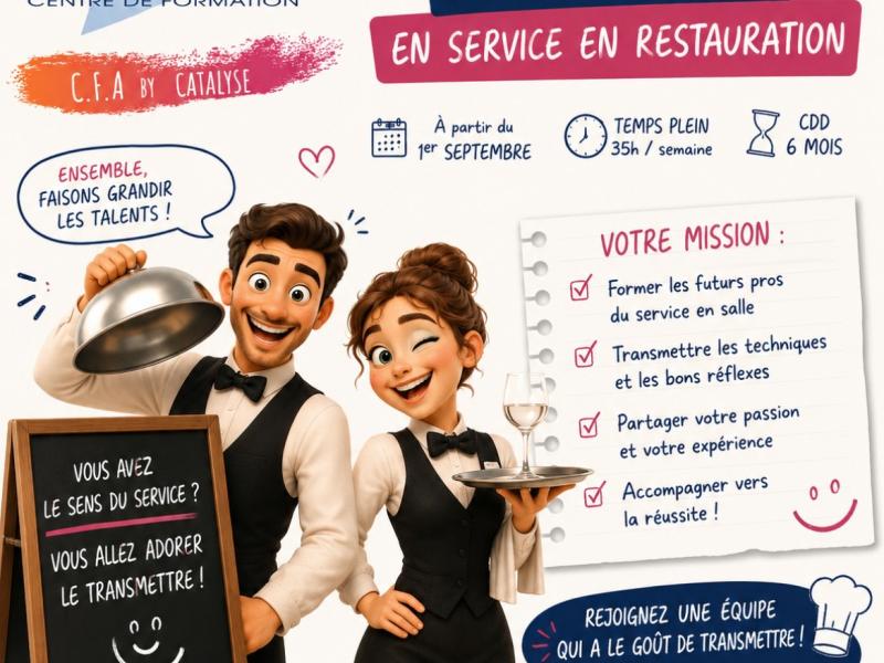 Formateur(trice) en service en restauration