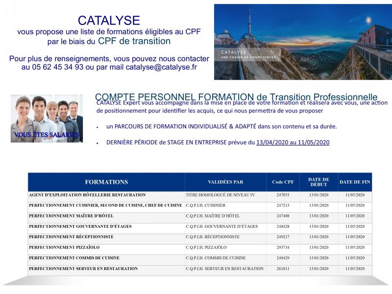 NOUVELLES FORMATIONS 