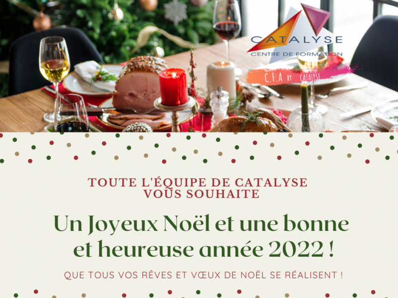 Bonnes fetes de fin d'année avec Catalyse CFA