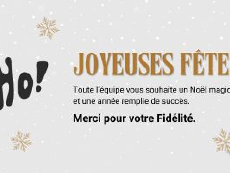 BONNES FÊTES DE FIN D'ANNÉE