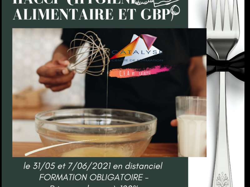 Formation HACCP (hygiène alimentaire et G.B.P)